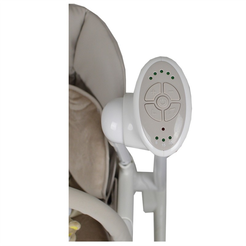 Καρέκλα Φαγητού και Ηλεκτρική Κούνια Bebe Stars Combi Beige Καρέκλα Φαγητού και Ηλεκτρική Κούνια Bebe Stars Combi Beige