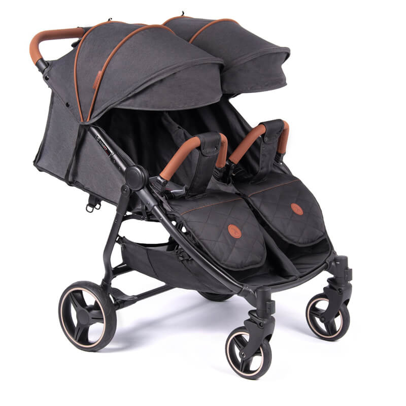 Καρότσι Διδύμων Coletto Enzo Twin Dark Grey