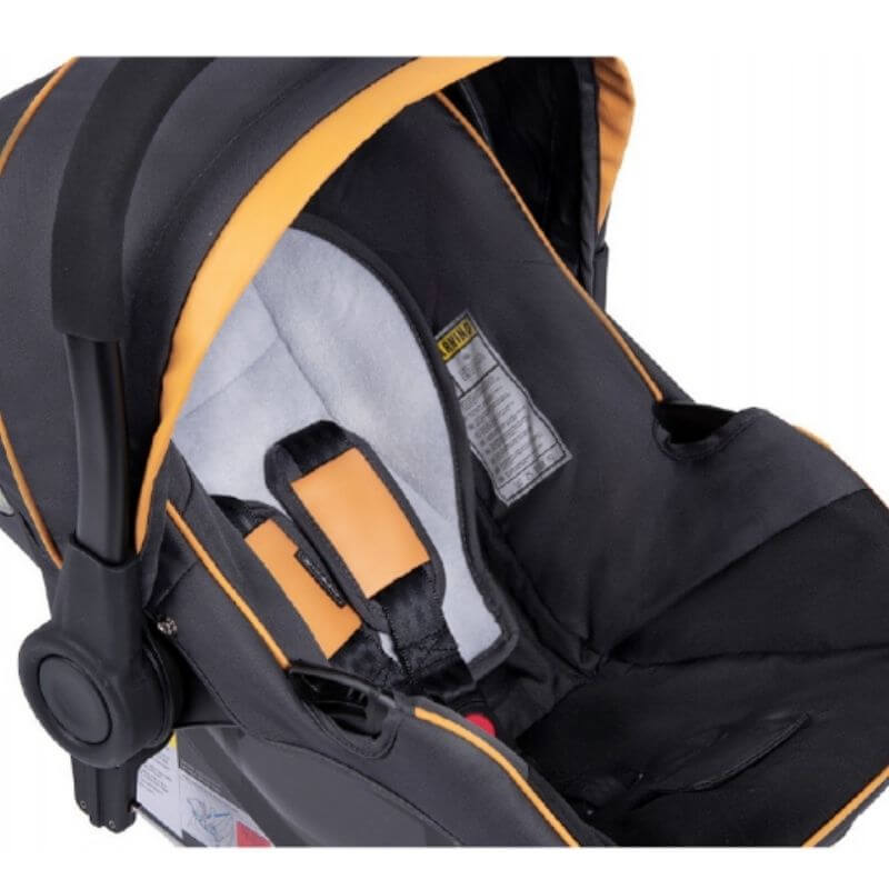 Κάθισμα Αυτοκινήτου Coletto 0-13kg με Βάση Isofix Grey Yellow