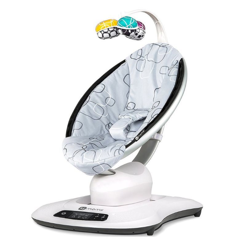 Κούνια Ρηλάξ  4MOMS MaMaRoo Version 4 Silver Plush