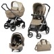 Καρότσι Peg Perego Book 51S Classic Beige Με Τηλεσκοπικό Χερούλι 