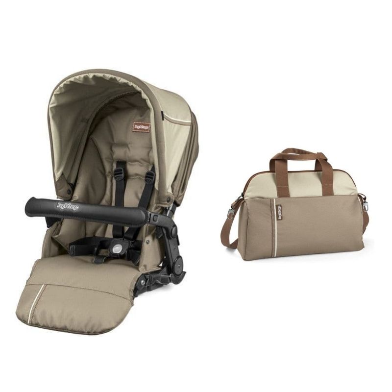 Καρότσι Peg Perego Book 51S Classic Beige Με Τηλεσκοπικό Χερούλι 