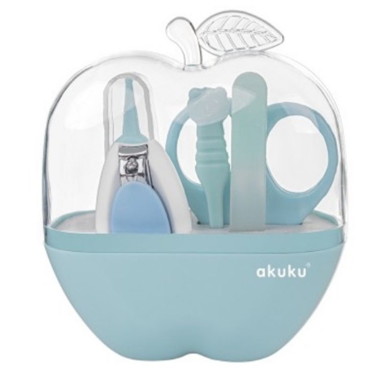 Βρεφικό Σετ Περιποίησης Νυχιών Akuku Baby Care Kit Apple Blue