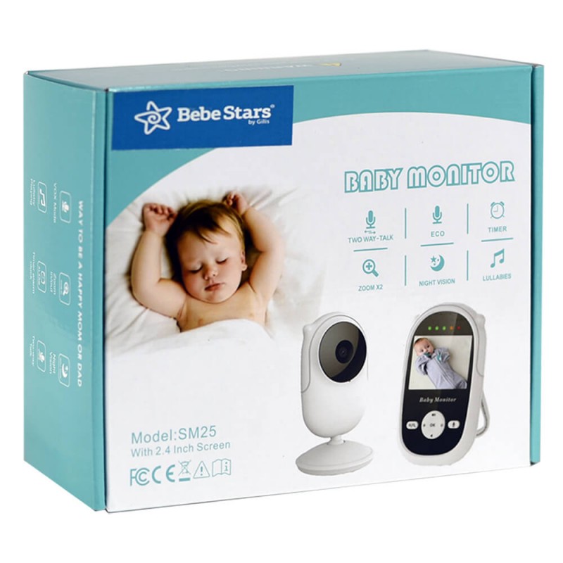 Ενδοεπικοινωνία με Κάμερα Bebe Stars 2,4″ 9500