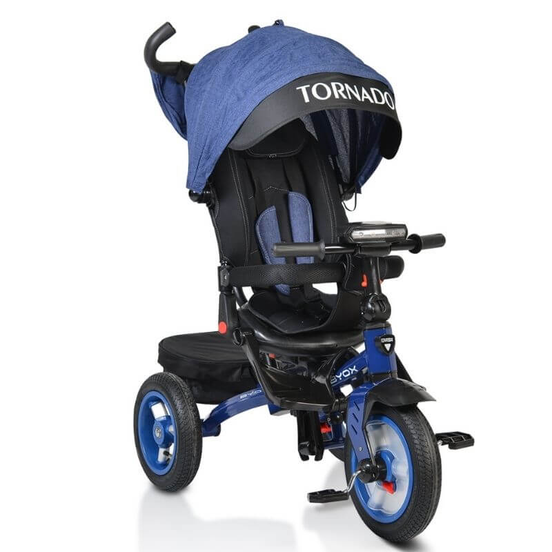 Τρίκυκλο Ποδηλατάκι Byox Tornado Air Wheels με μουσική Dark Blue