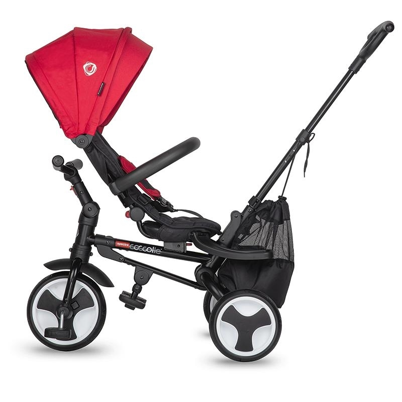 Τρίκυκλο Αναδιπλούμενο Ποδηλατάκι Smart Baby Coccolle Spectra Plus Chili Pepper
