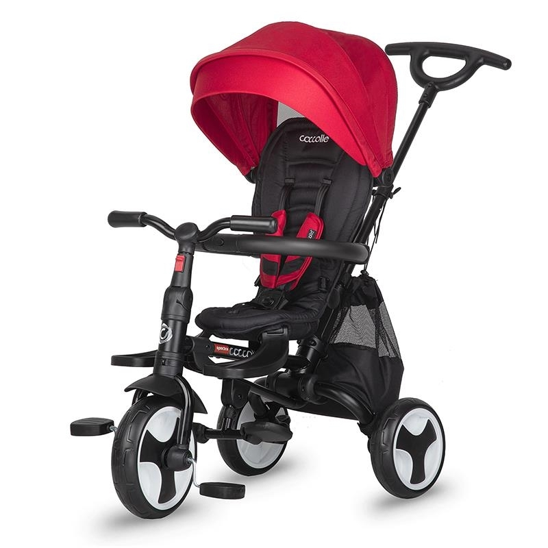 Τρίκυκλο Αναδιπλούμενο Ποδηλατάκι Smart Baby Coccolle Spectra Plus Chili Pepper