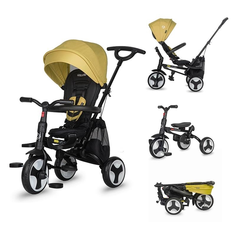 Τρίκυκλο Αναδιπλούμενο Ποδηλατάκι Smart Baby Coccolle Spectra Air Gel Sunflower Joy