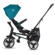 Τρίκυκλο Αναδιπλούμενο Ποδηλατάκι Smart Baby Coccolle Spectra Plus Turquoise Tide