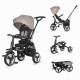 Τρίκυκλο Αναδιπλούμενο Ποδηλατάκι Smart Baby Coccolle Spectra Plus GreyStone