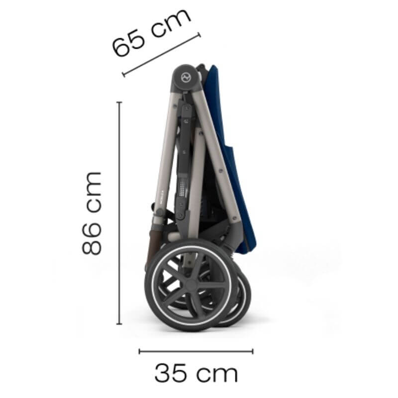 Βρεφικό Καρότσι Cybex Gazelle S Taupe Frame Navy Blue 