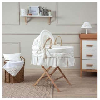 Καλαθούνα Funna Baby Luna Elegant με ξύλινη βάση