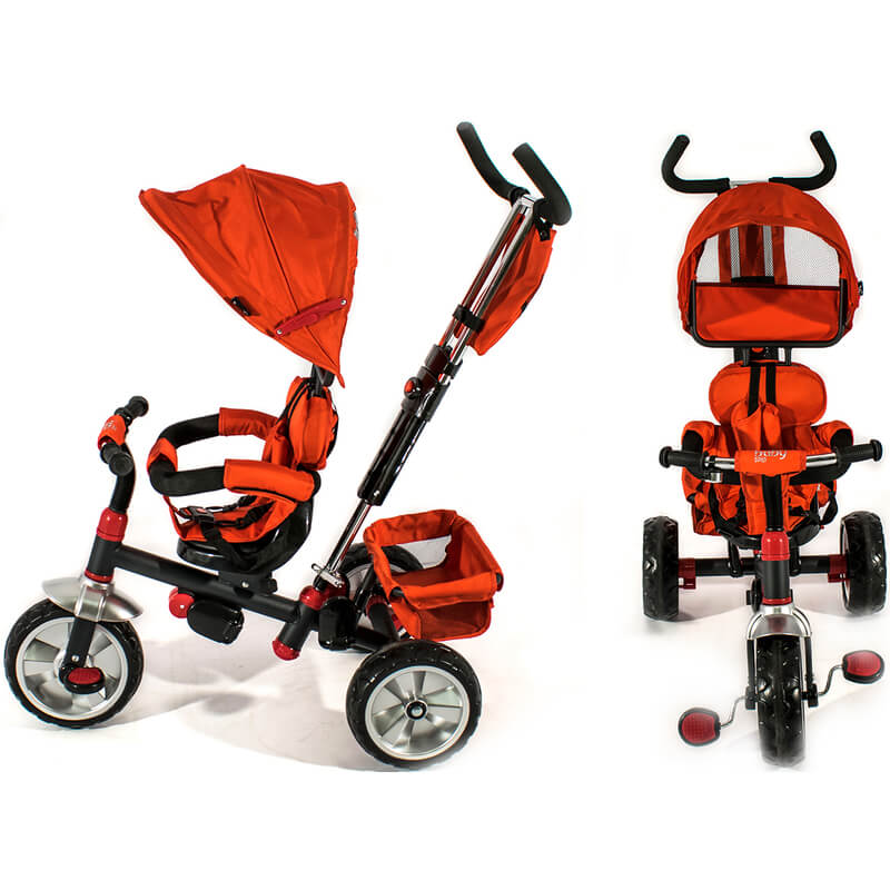 Τρίκυκλο Ποδήλατο Just Baby Spin 360° Red Black