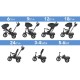 Τρίκυκλο Ποδήλατο Kidsee Sun 7 in 1 Black Gold