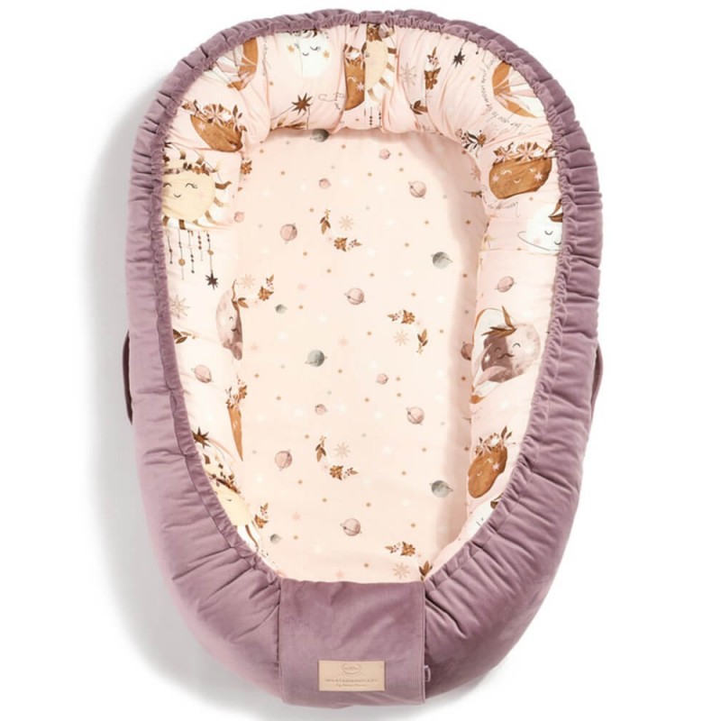 Βρεφική Φωλιά Baby Nest La Millou Fly Me To The Moon Nude - French Lavender 