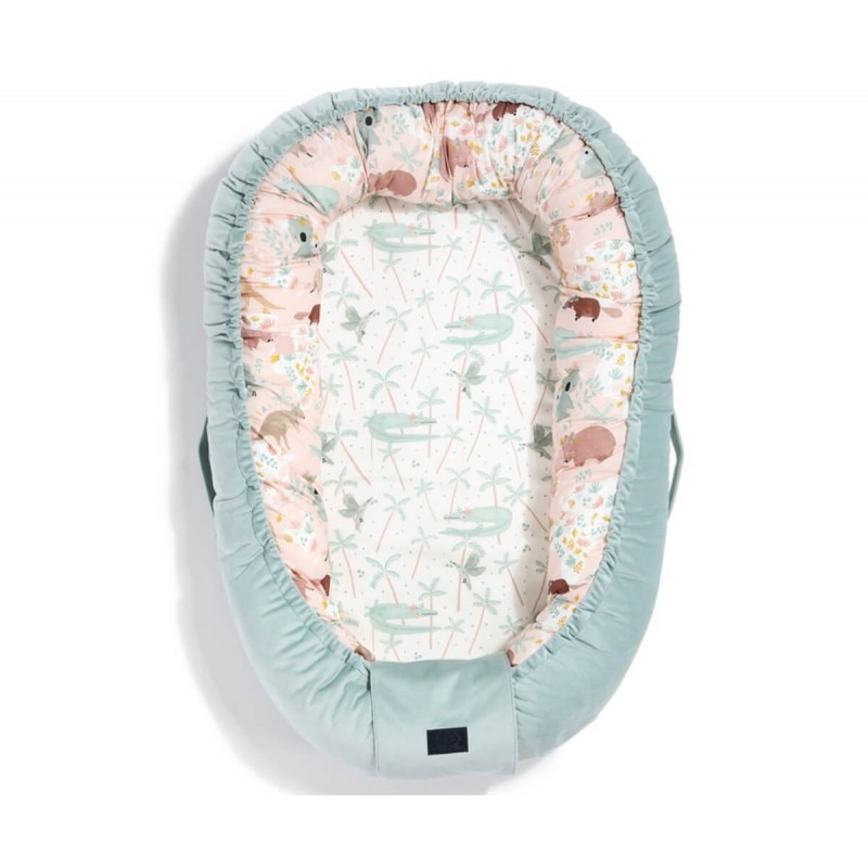 Βρεφική Φωλιά Baby Nest La Millou Dundee & Friends Pink - Smoke Mint