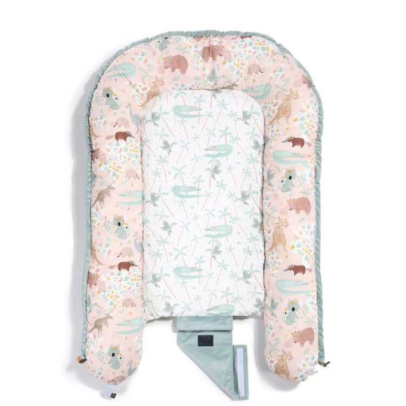 Βρεφική Φωλιά Baby Nest La Millou Dundee & Friends Pink - Smoke Mint