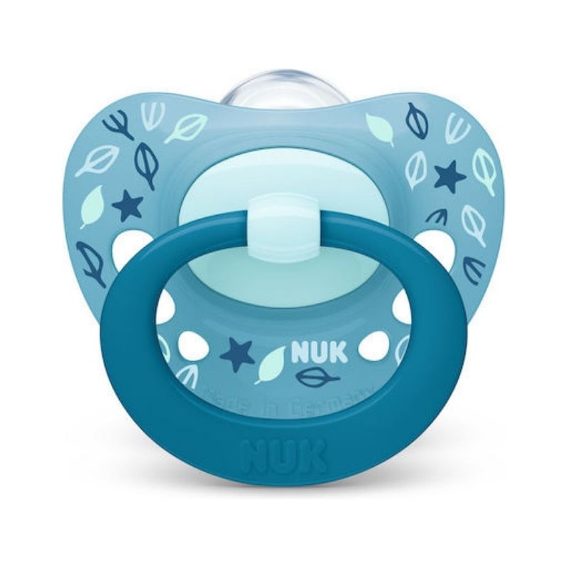 Πιπίλα NUK Signature Blue Leaves 6-18m