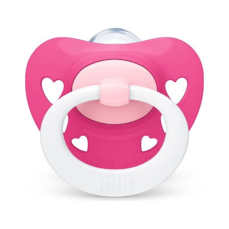 Πιπίλα NUK Signature Pink Hearts 6-18m