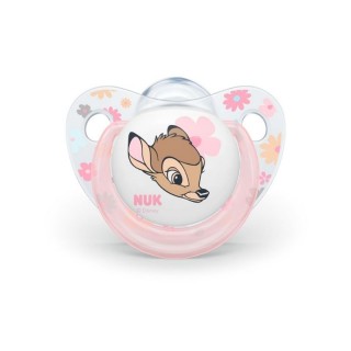 Πιπίλα NUK Trendline Disney Classics Trendline Silic 0-6m Bambi  