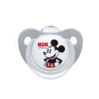Πιπίλα NUK Trendline Disney Silic 6-18m Mickey Grey