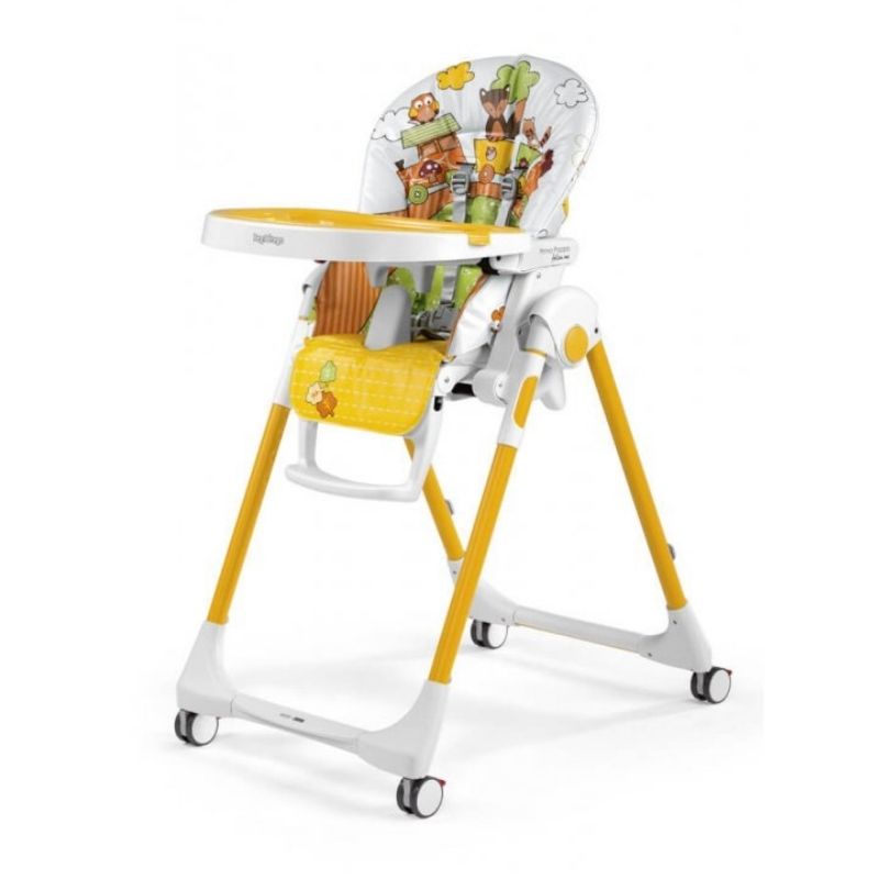 Κάθισμα φαγητού Peg Perego Prima Pappa Follow Me Fox & Friends με Δώρο μπάρα παιχνιδιών 