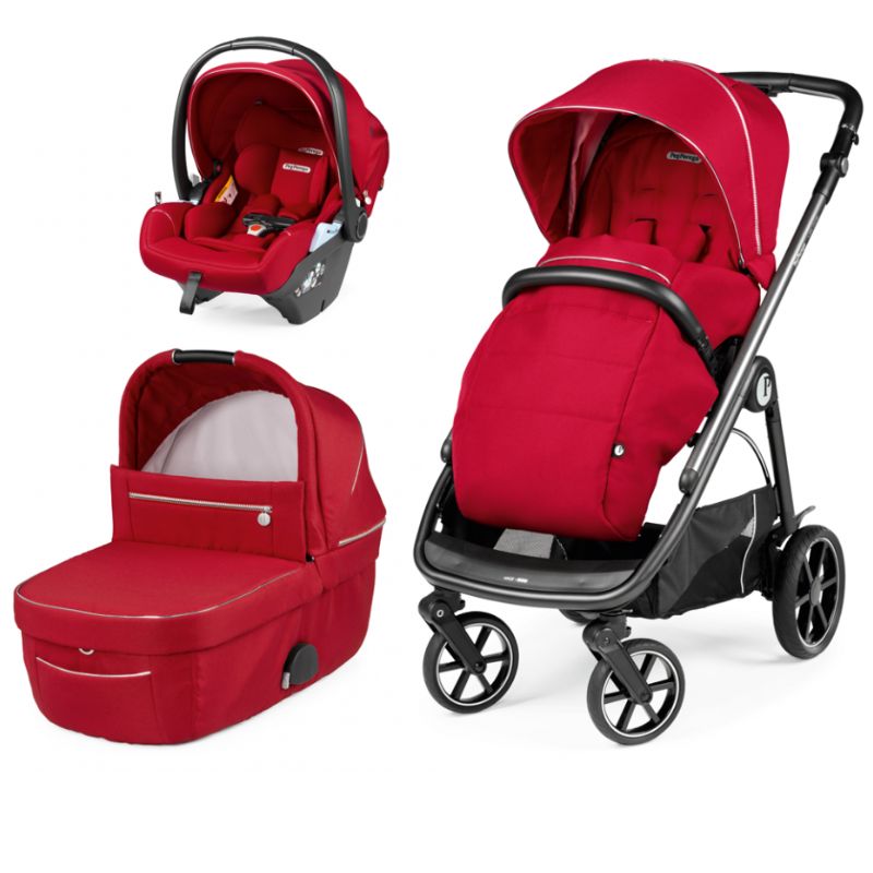 Πολυκαρότσι Peg Perego Veloce SL Modular 3 in 1 Red Shine