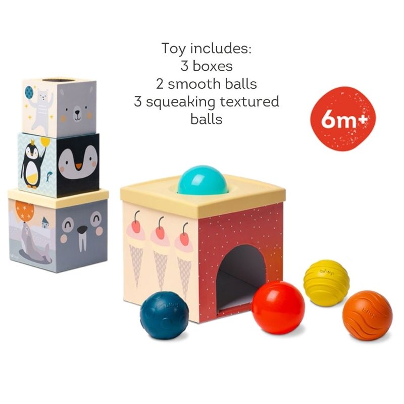 Κύβοι Taf Toys North Pole Ball Drop Stacker