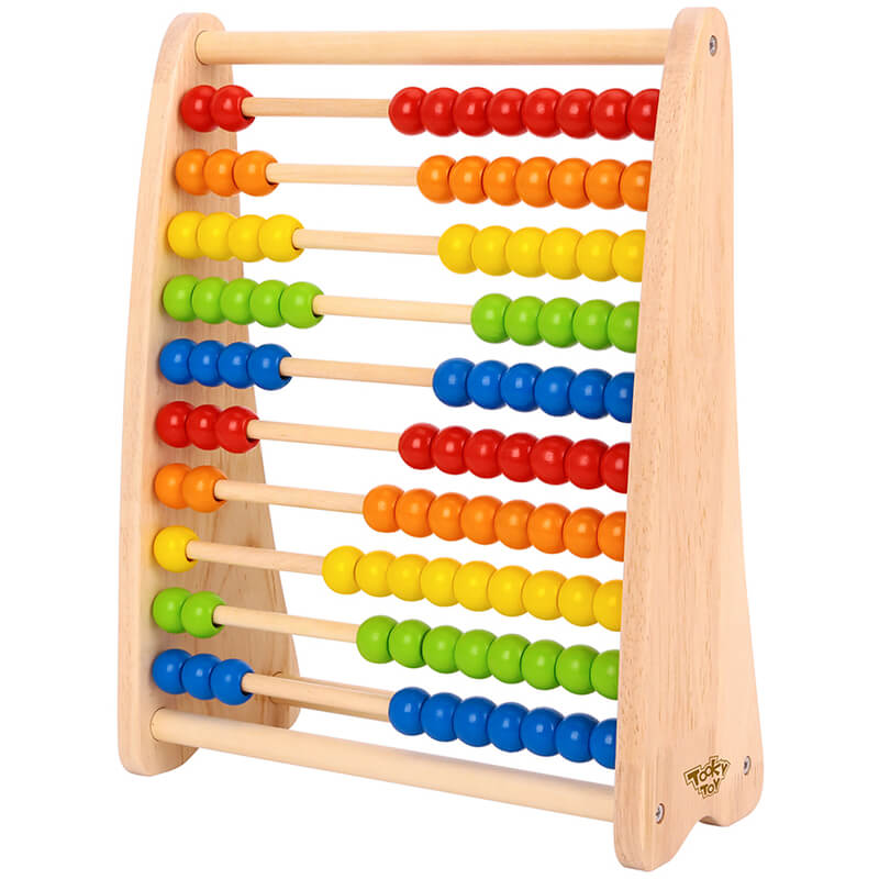 Ξύλινος Άβακας Tooky Toy TKC300A Beads Abacus