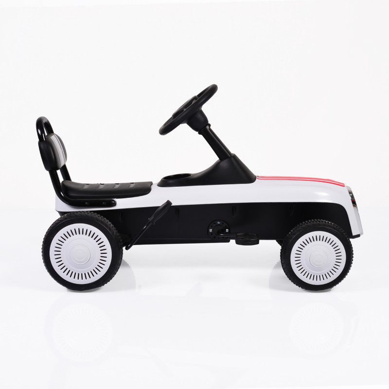 Παιδικό αυτοκινητάκι Byox με πεντάλ Karting Retro K02 White