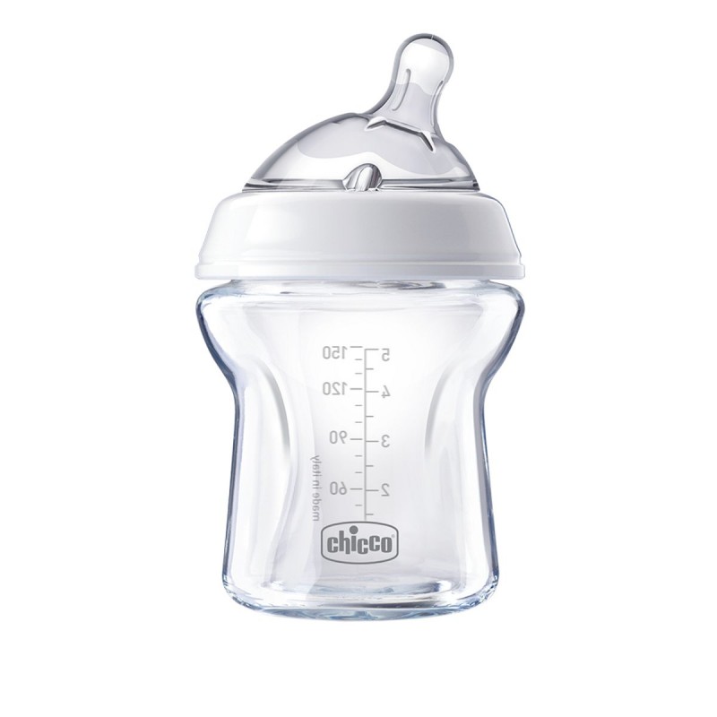 Μπιμπερό γυάλινο Chicco Natural Feeling 150ml 0m+