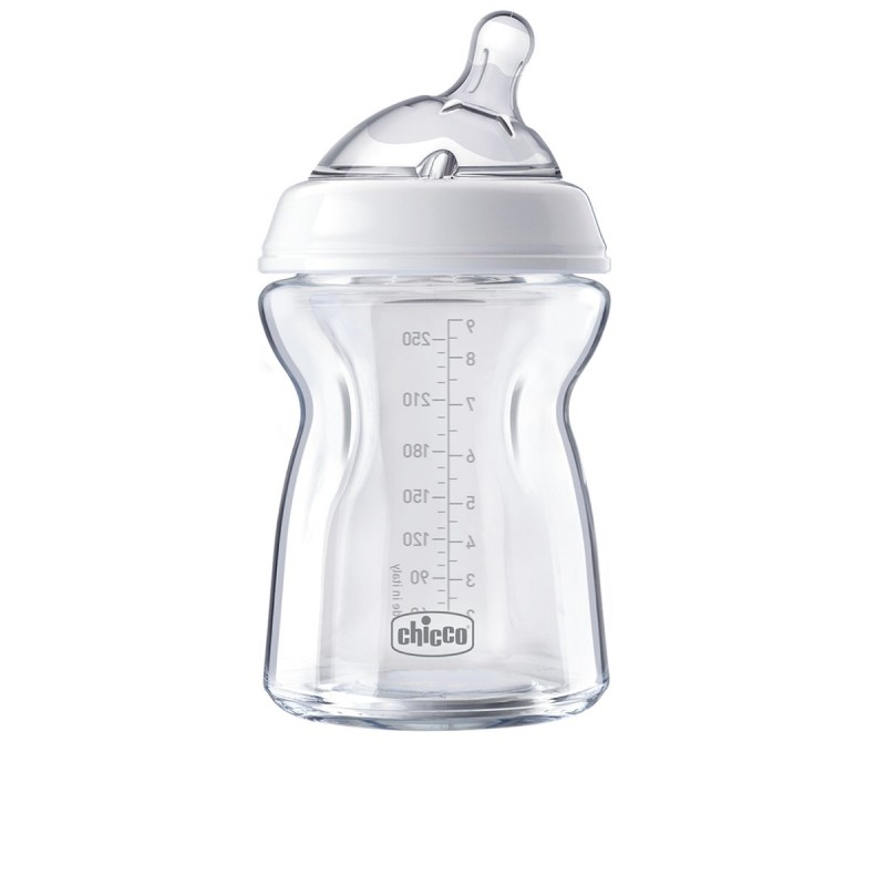 Μπιμπερό γυάλινο Chicco Natural Feeling 250ml 0m+