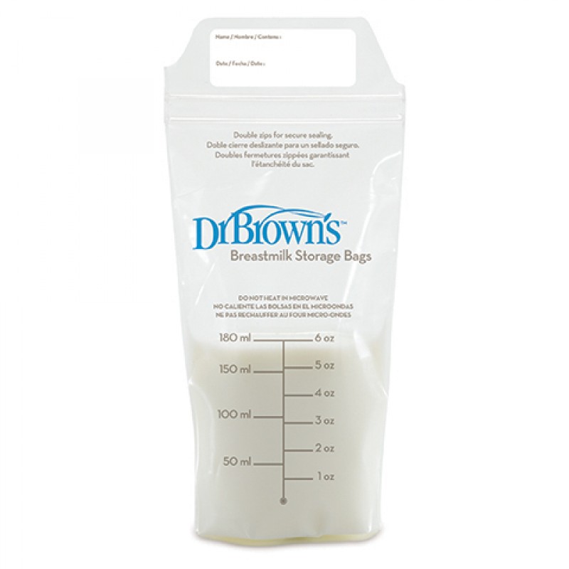 Σακουλάκια φύλαξης μητρικού γάλακτος Dr.Brown's (25τμχ)