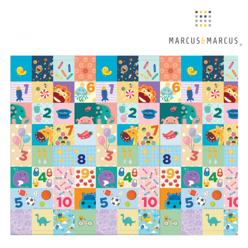 Χαλάκι δραστηριοτήτων Marcus & Marcus ABC/Love Counting 200x150 Χαλάκι δραστηριοτήτων Marcus & Marcus ABC/Love Counting 200x150