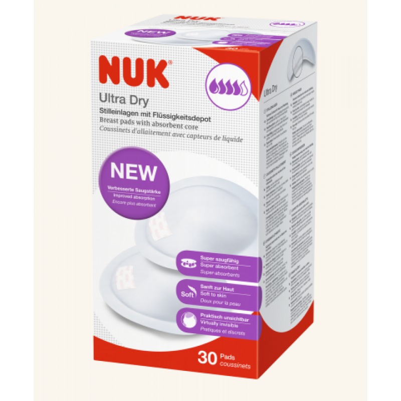 Επιθέματα στήθους NUK Ultra Dry 30 τμχ.