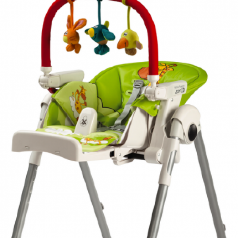 Καρέκλα φαγητού Peg Perego Prima Pappa Follow Me Fragola με Δώρο μπάρα παιχνιδιών 