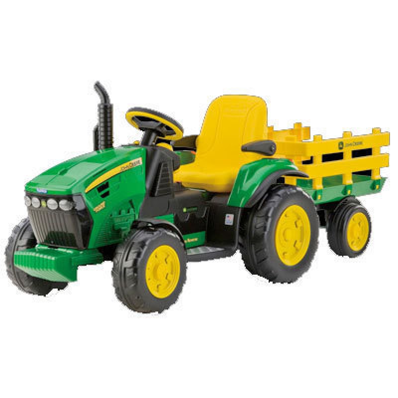 Ηλεκτροκίνητο Peg Perego Jonh Deere Ground Force 12V with Trailer