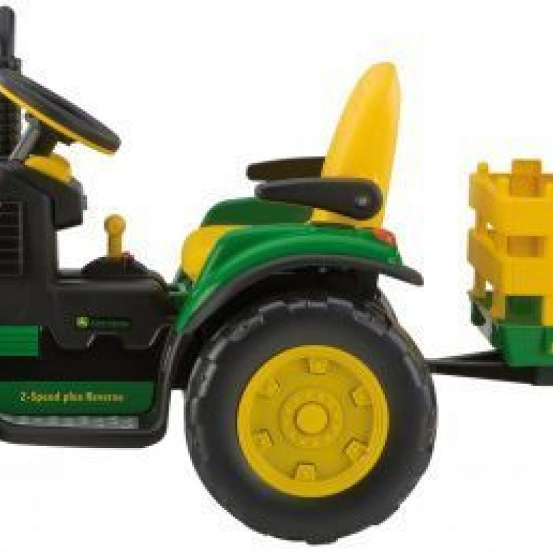 Ηλεκτροκίνητο Peg Perego Jonh Deere Ground Force 12V with Trailer