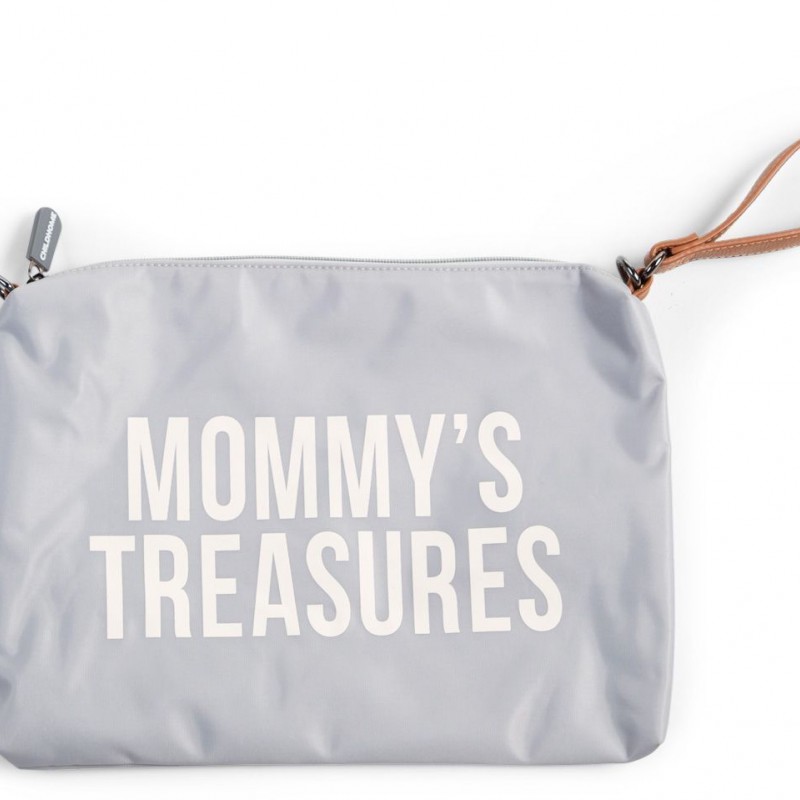 Nεσσεσέρ Childhome Μommy Treasures Clutch Grey Off White