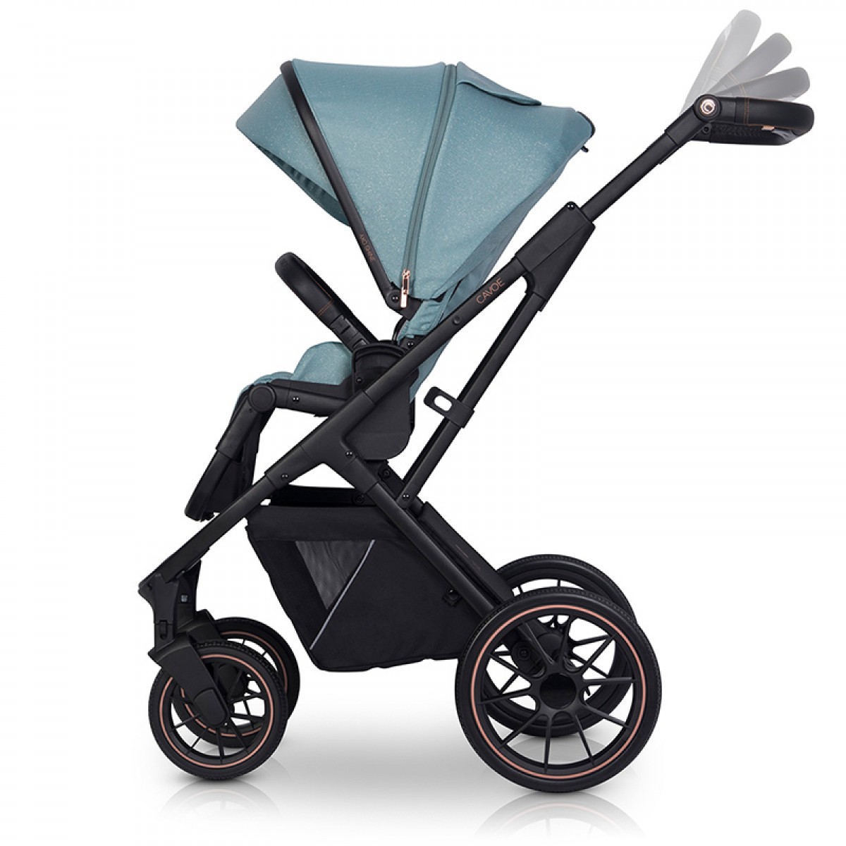 Καρότσι Cavoe Axo Shine 2 in 1 Boho Green