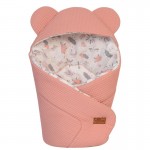 Κουβέρτα για Κάθισμα Αυτοκινήτου & Port Bebe Tesoro Waffle Coral