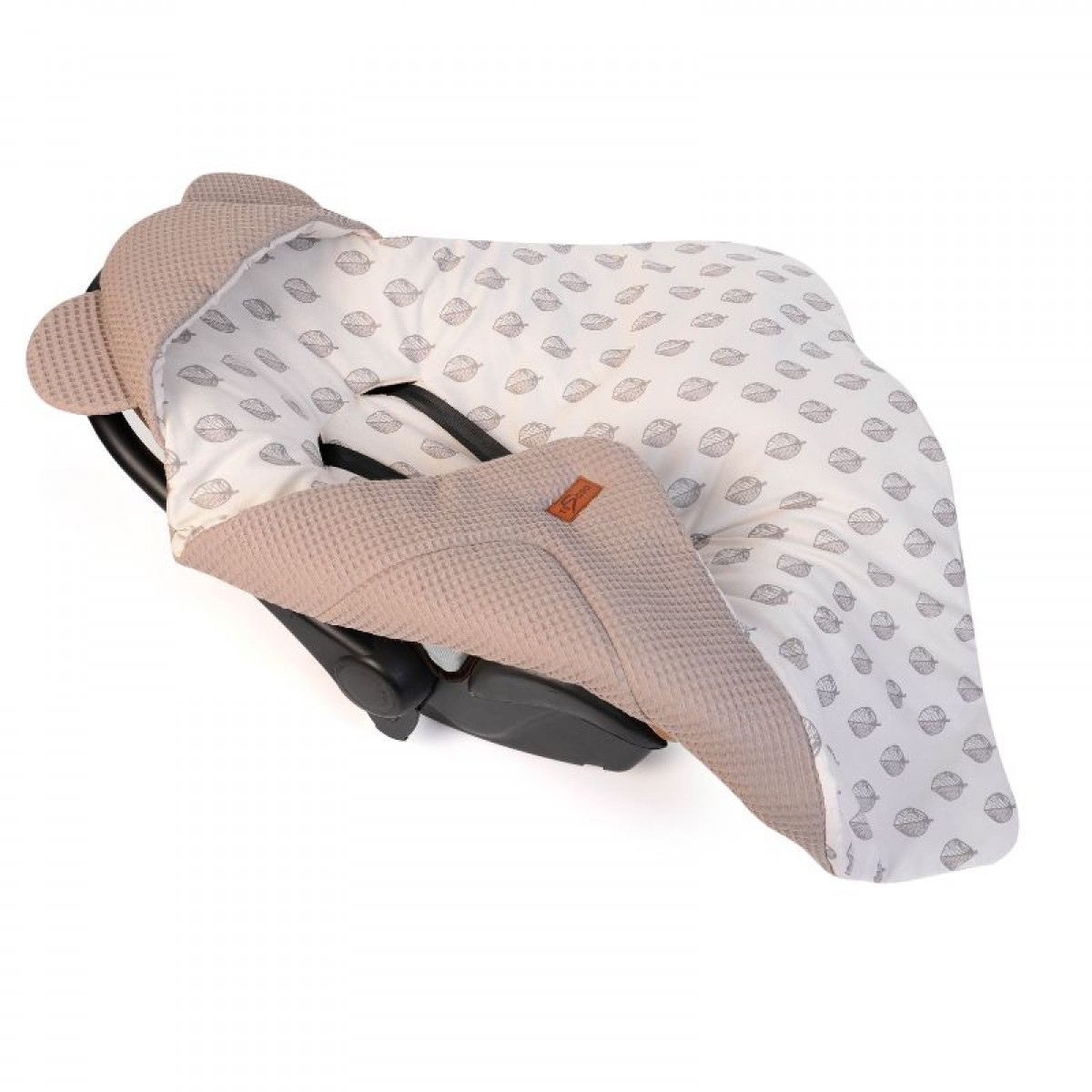 Κουβέρτα για Κάθισμα Αυτοκινήτου & Port Bebe Tesoro Waffle Beige