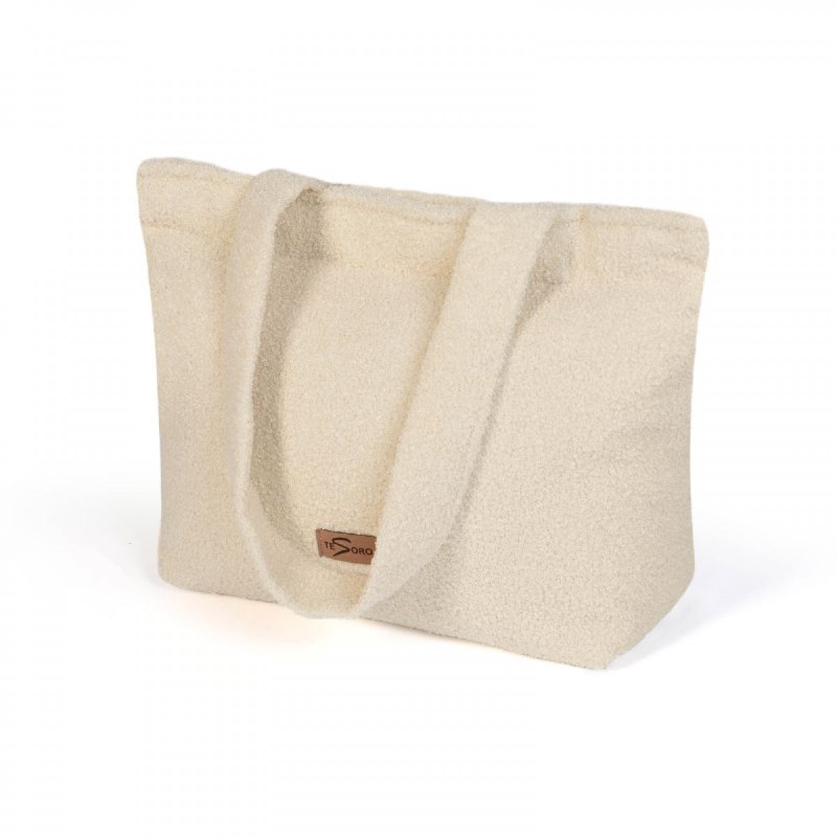 Τσάντα Tesoro Boucle Cream