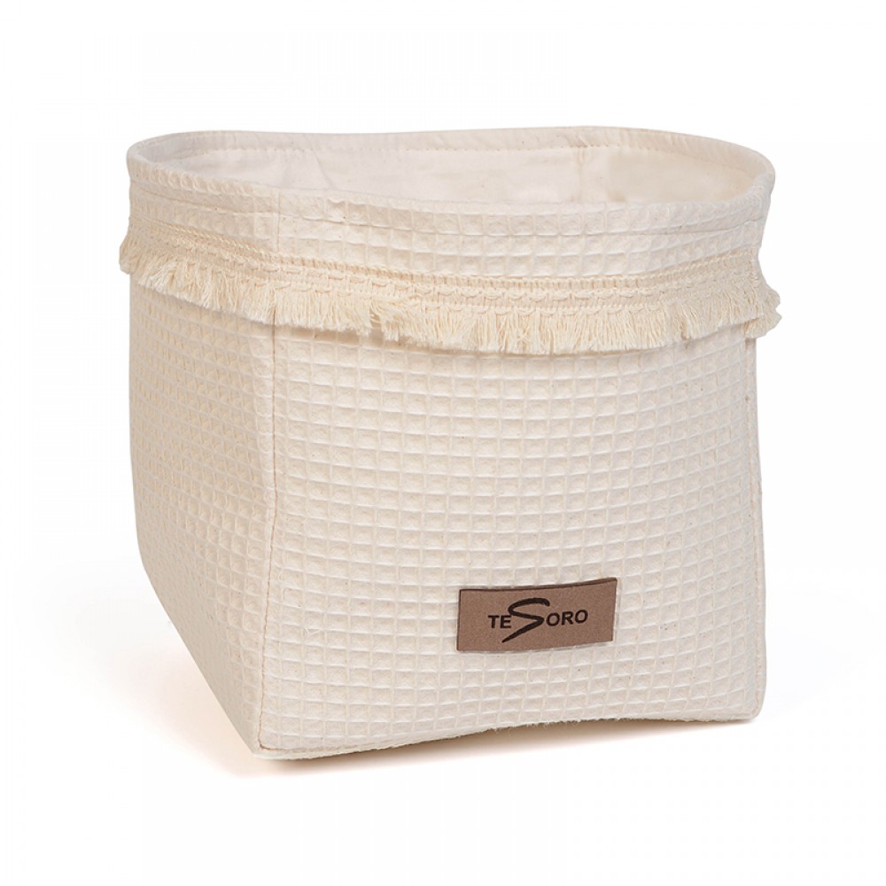 Καλάθι Αποθήκευσης Tesoro Waffle Natural