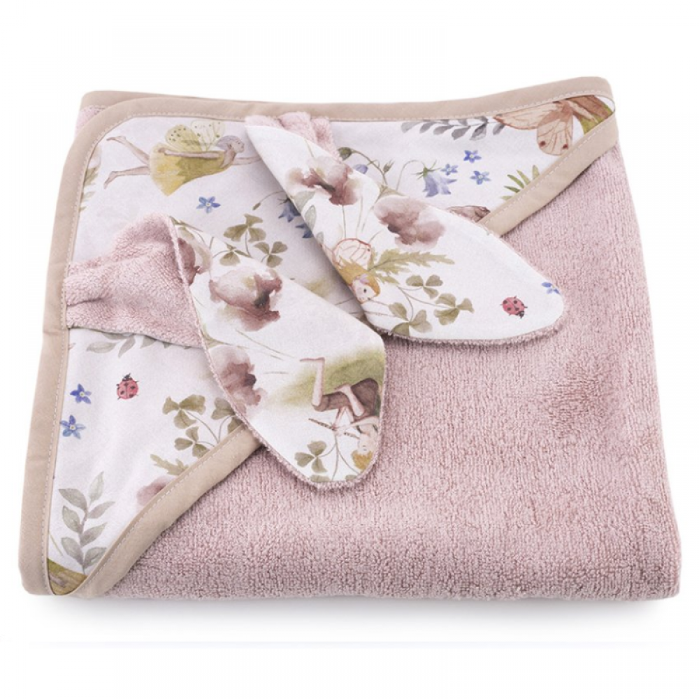 Πετσέτα με κουκούλα Makaszka Bamboo Fairies (S)