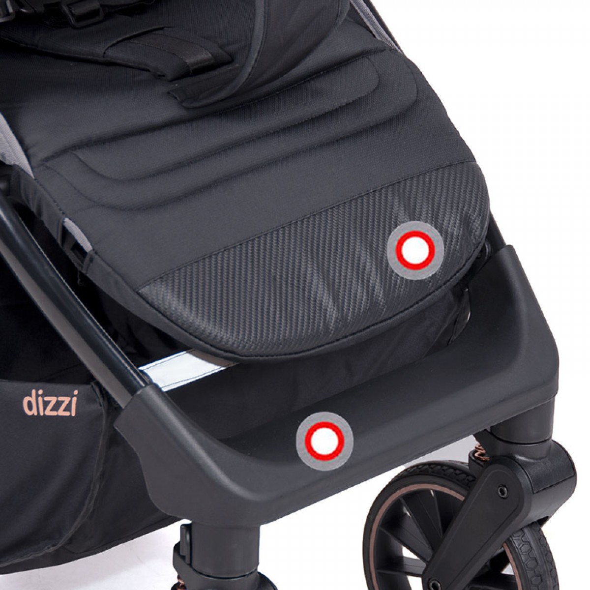 Καρότσι Coletto Dizzi Black