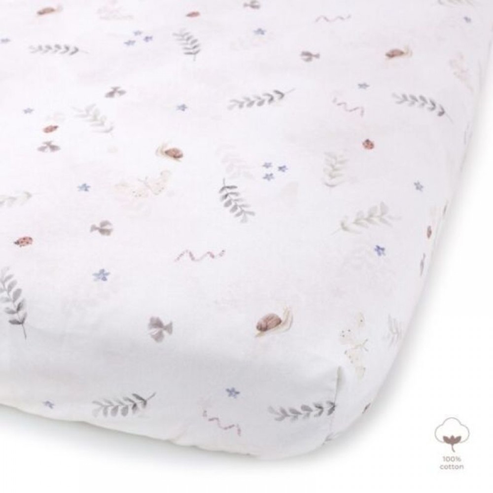 Σεντόνι Λίκνου με λάστιχο Makaszka Fairies (45x80)