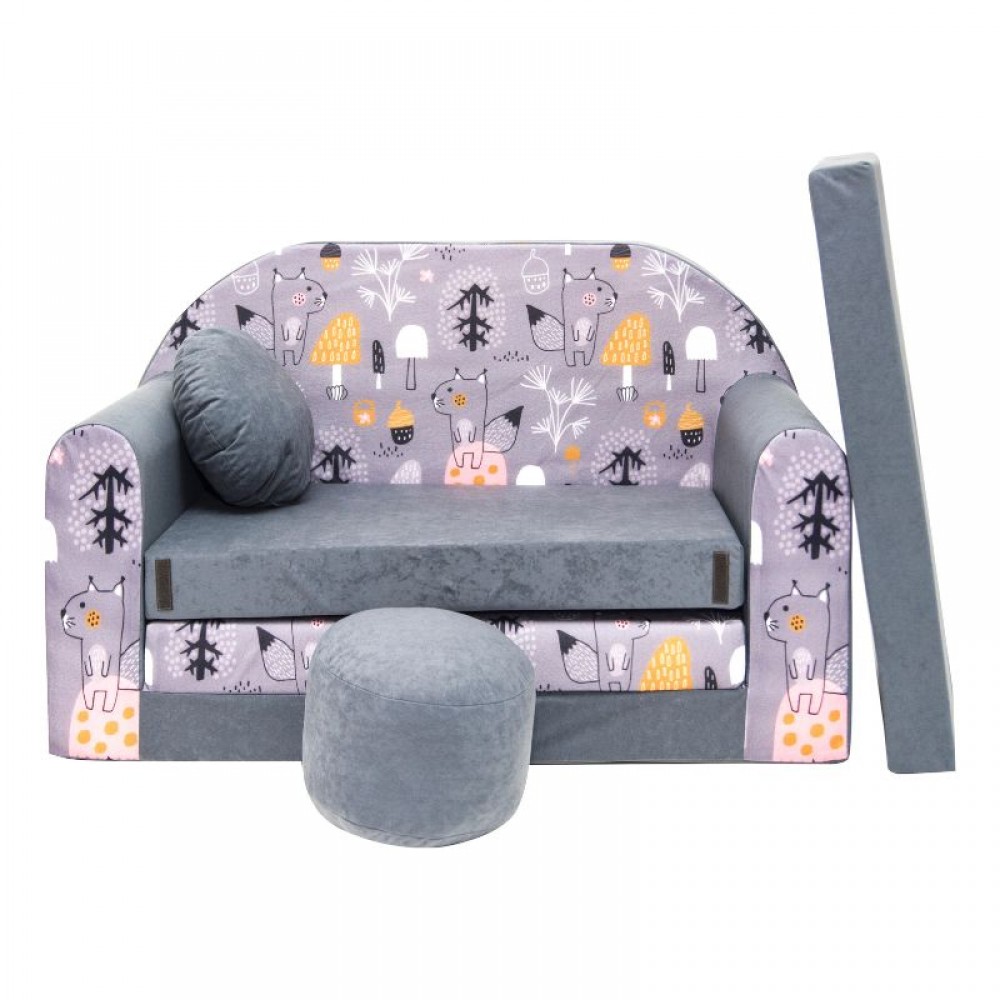 Καναπεδάκι Αναδιπλούμενο Welox Grey Forest