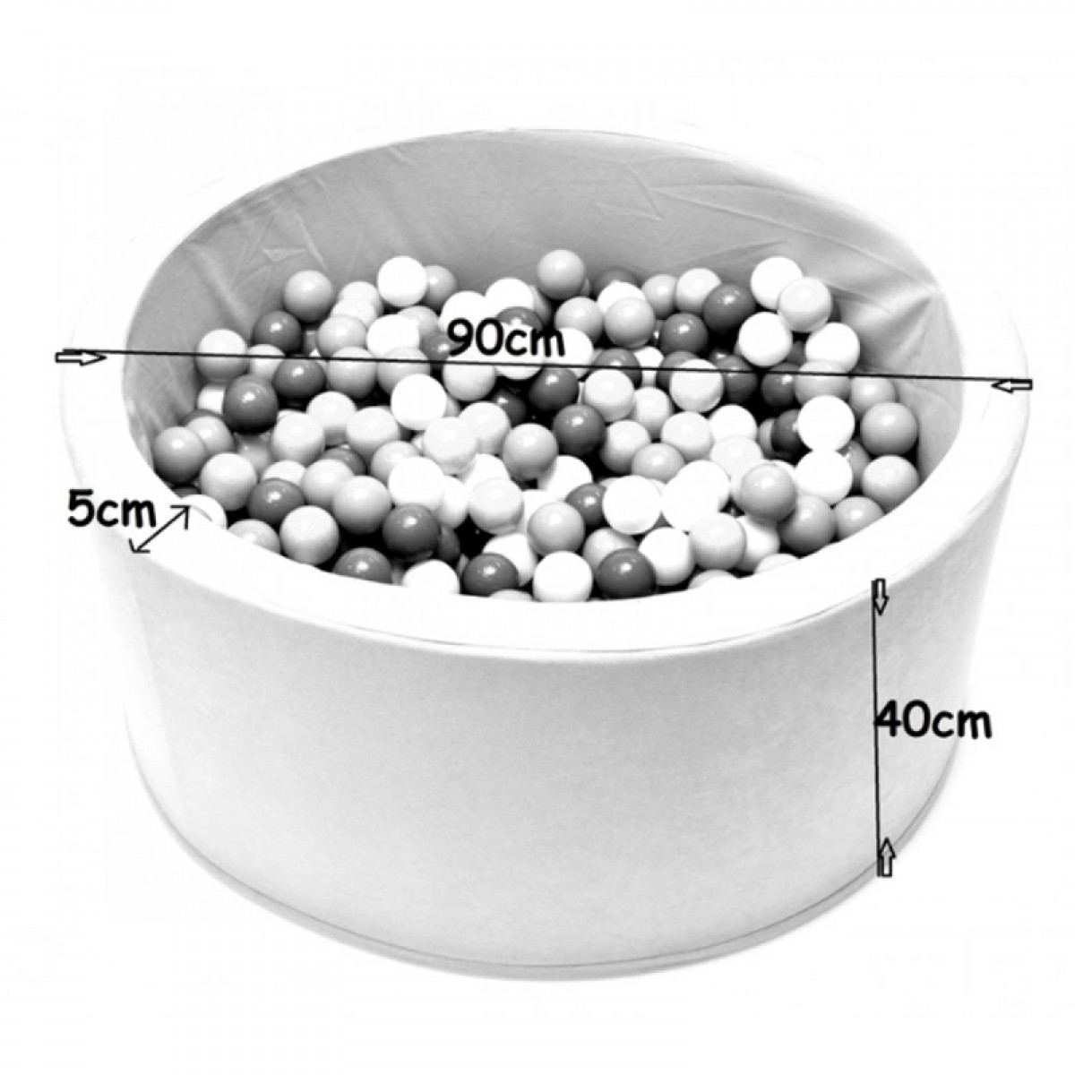 Πισίνα Welox με 200 + ΔΩΡΟ 200 Μπάλες Pink/Grey