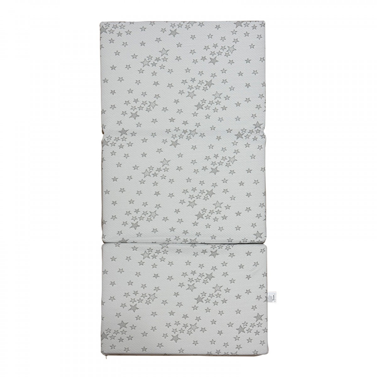 Αναδιπλούμενο Στρώμα Παρκοκρέβατου Tessor Grey Stars